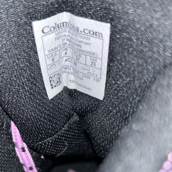 Columbia newton ridge waterproof hiking boot women size 6 - Picture 6 of 8